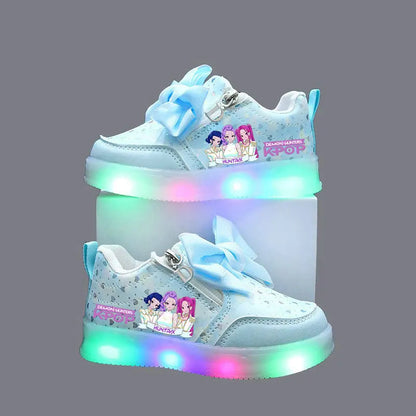 Chaussures LED lumineuses pour enfant – Style pop animé