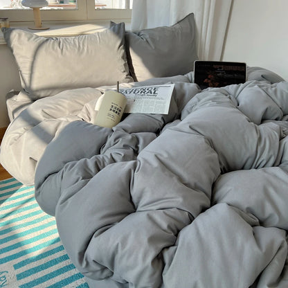 Ensemble de literie Colorful 100% Set 4pcs