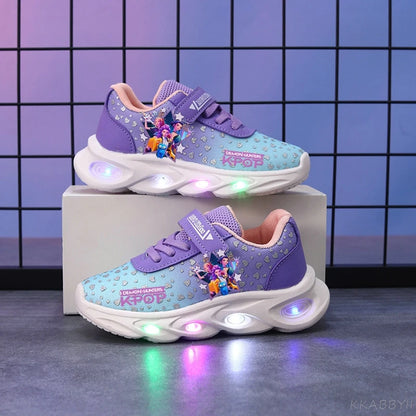 Chaussures LED pop lumineuses enfant