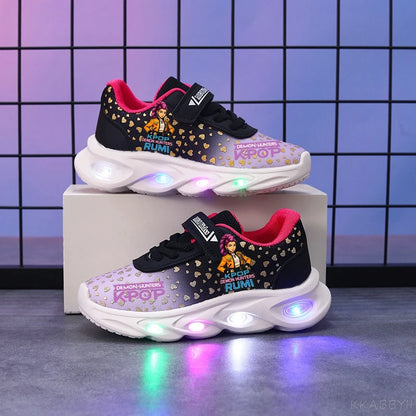 Chaussures LED pop lumineuses enfant