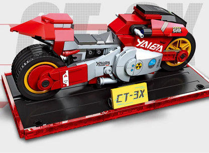 Cyber Game 2077 Motorcycle CT-3X MOC en briques