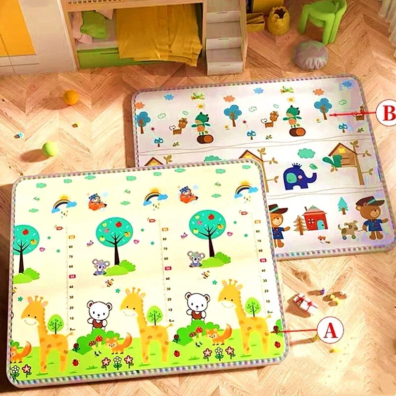 Tapis de Jeu Bébé Pliable – Tapis d’Éveil Sécuritaire et Confortable pour Enfants