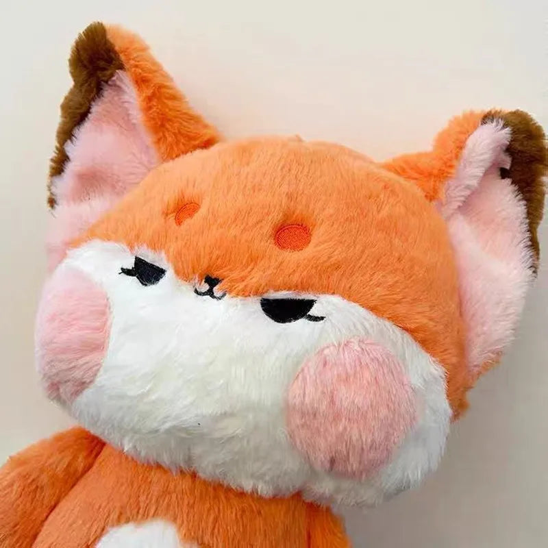 Peluche Renard à Longue Queue 60 cm – Douce et Moelleuse