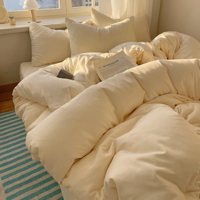 Ensemble de literie Colorful 100% Set 4pcs