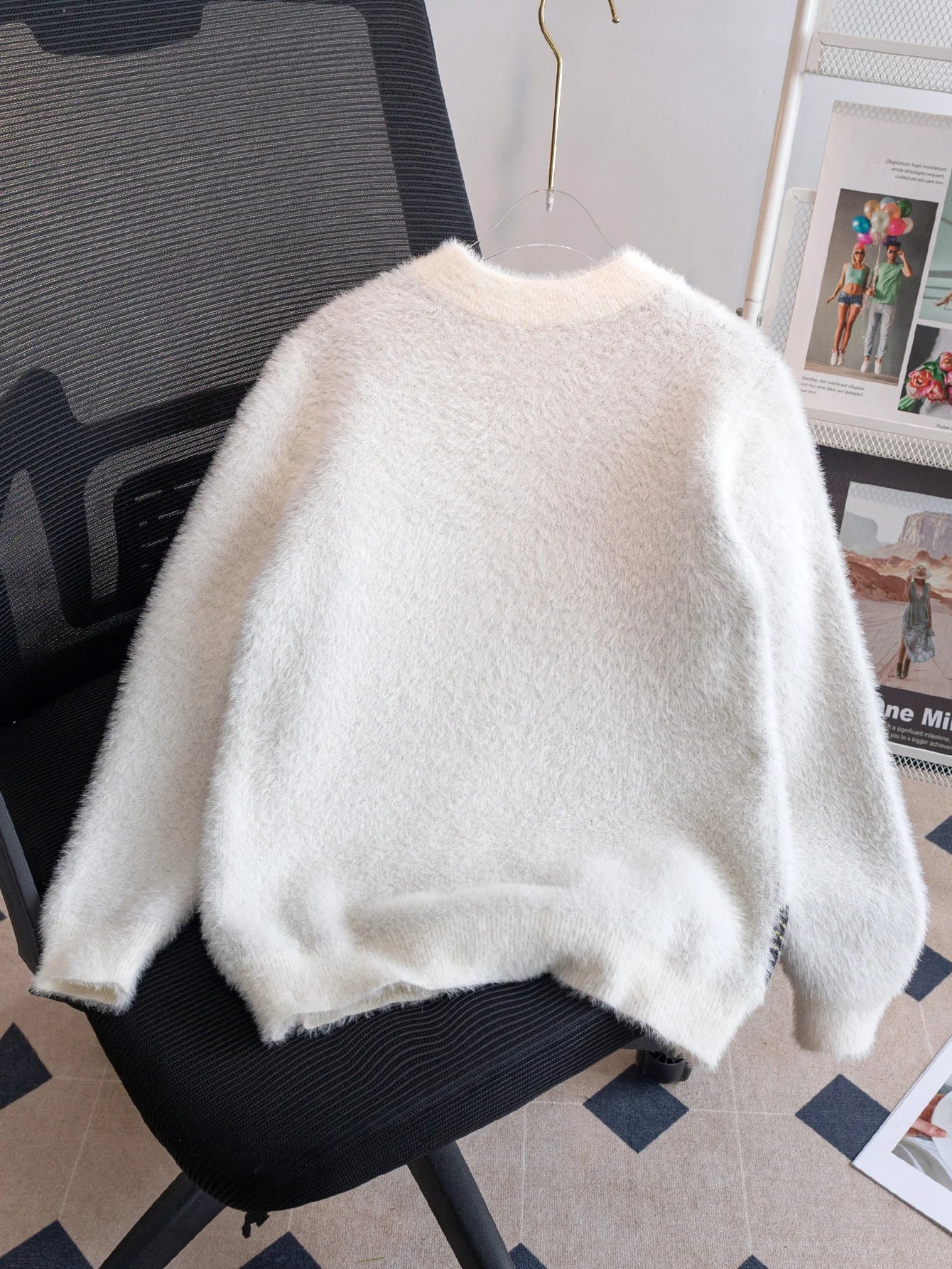 Gilet sweater Chat Fluffy