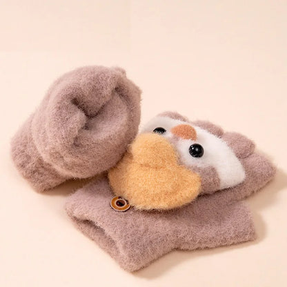 Gloves Cute Penguin Gloves Kids Warm 3-10Y