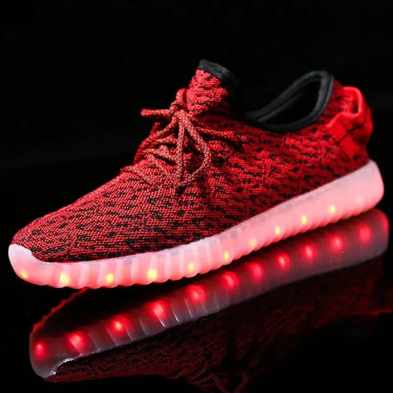 Souliers LED USB Knitted