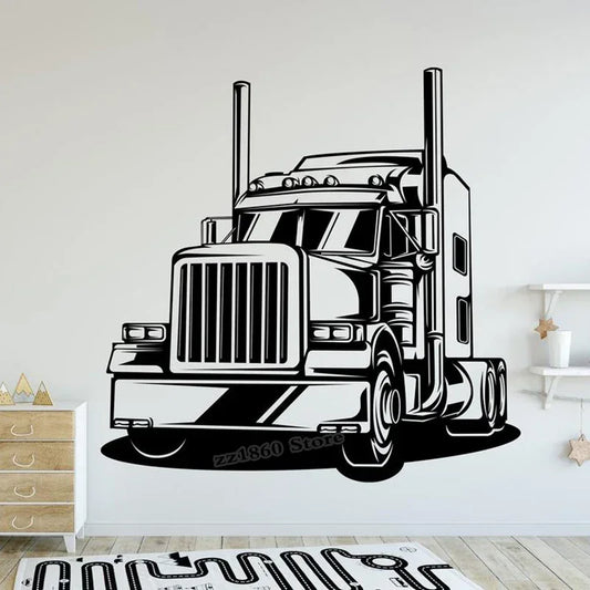 Highway Truck wall sticker