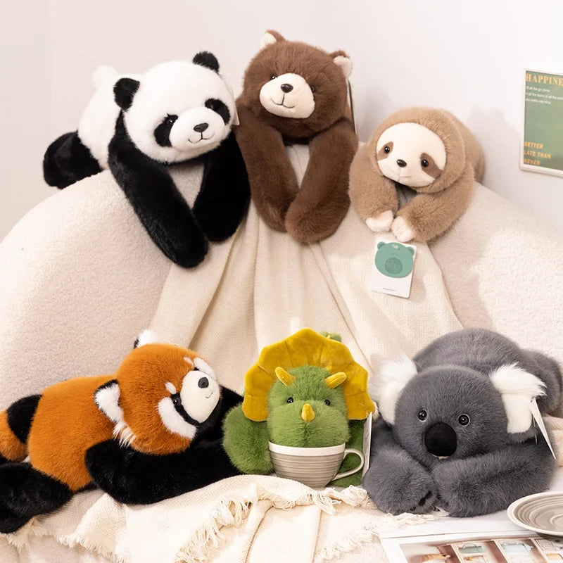 Peluche Câlin Lestée à Longs Bras