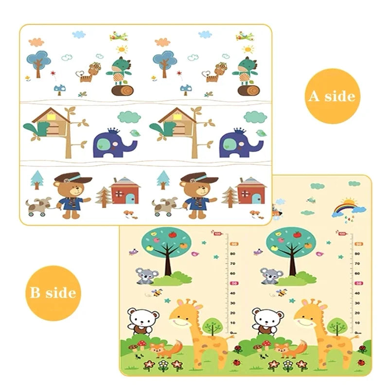 Tapis de Jeu Bébé Pliable – Tapis d’Éveil Sécuritaire et Confortable pour Enfants