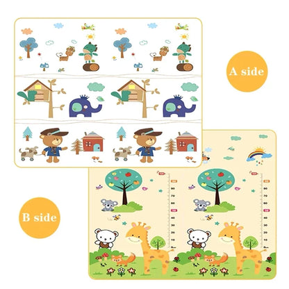 Tapis de Jeu Bébé Pliable – Tapis d’Éveil Sécuritaire et Confortable pour Enfants
