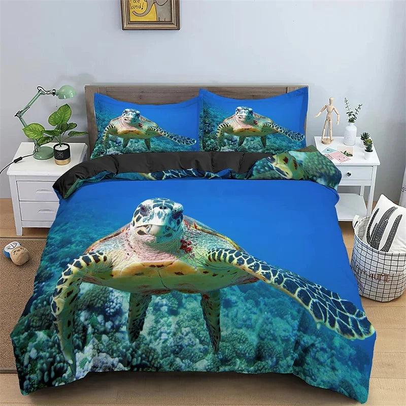 Ensemble de literie Tortue Marine