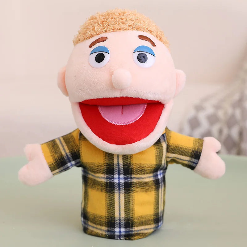 Marionnette à Main en Peluche – Poupée Interactive pour Histoires et Jeux Éducatifs
