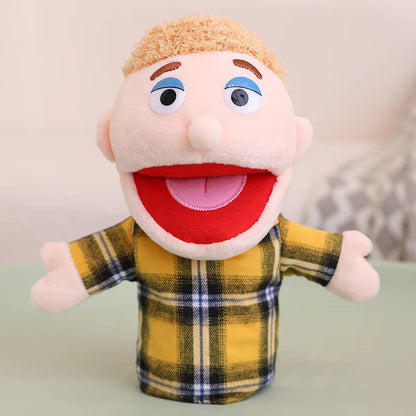 Marionnette à Main en Peluche – Poupée Interactive pour Histoires et Jeux Éducatifs