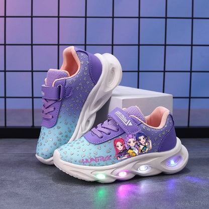 Chaussures LED pop lumineuses enfant