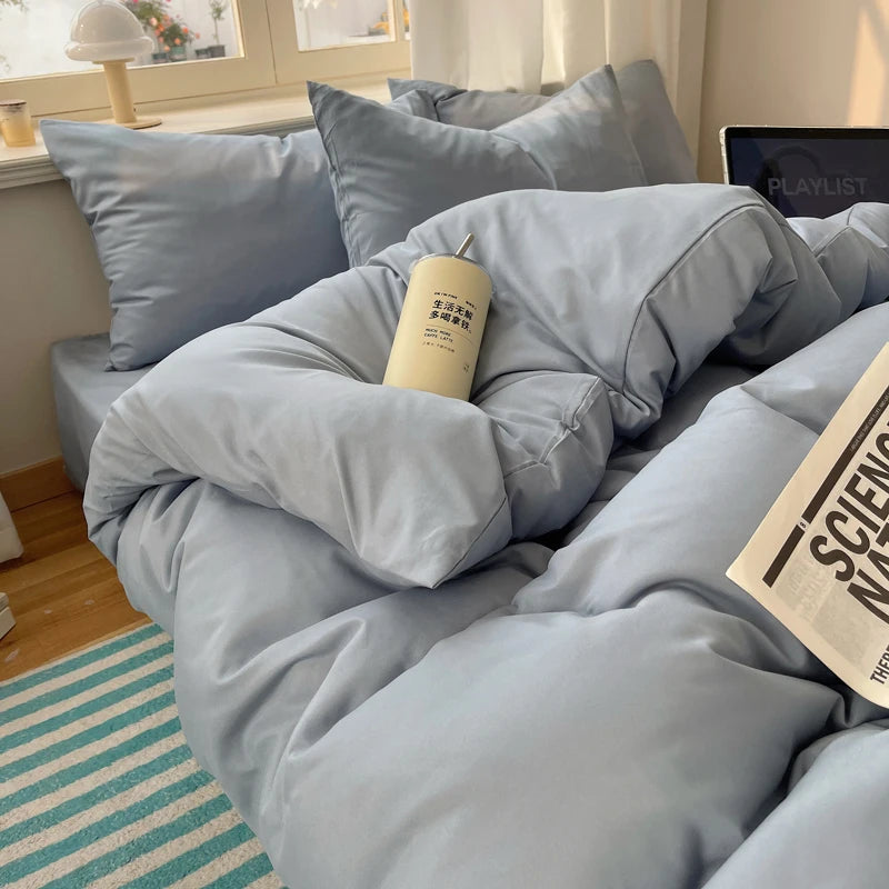 Ensemble de literie Colorful 100% Set 4pcs