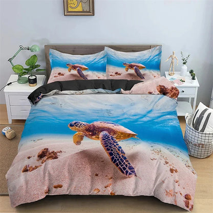 Ensemble de literie Tortue Marine