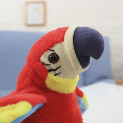 Interactive Talking Plush Parrot – Repeats what you say