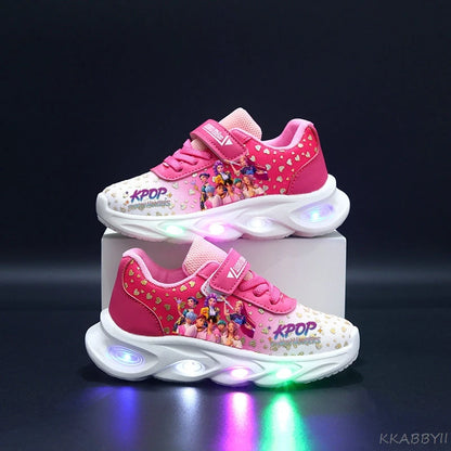 Chaussures LED pop lumineuses enfant