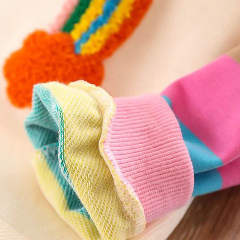 robe enfant arc en ciel manches multicolores capuche fille