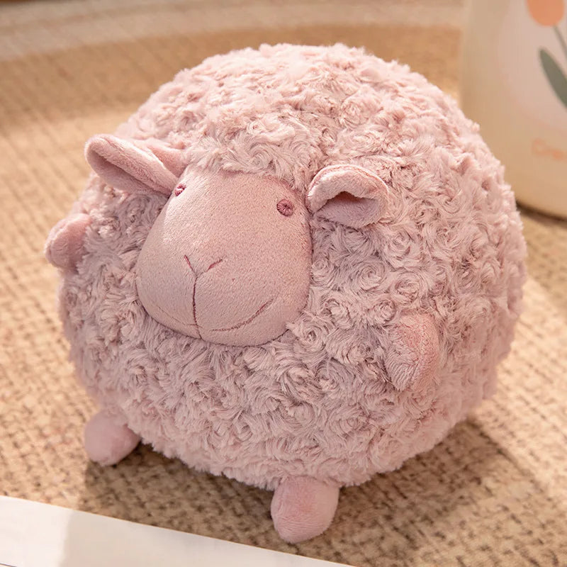 Peluche Mouton Boule Ultra Douce – Coussin Réconfortant 28 cm