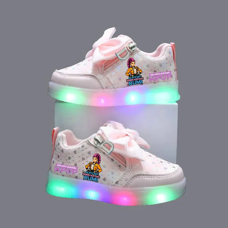 Chaussures LED lumineuses pour enfant – Style pop animé