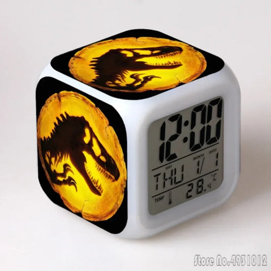 Réveil matin LED Dinosaure J-Jurassic