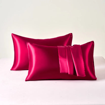 Taies d'oreiller Satin Pillowcase 2pcs