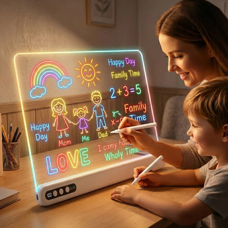 Tablette à dessin LED pour enfants