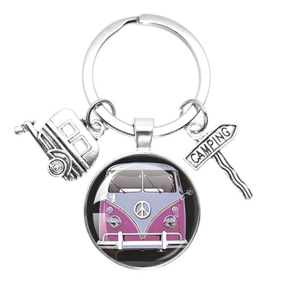Porte clé Westfalia Vintage Hippie Peace