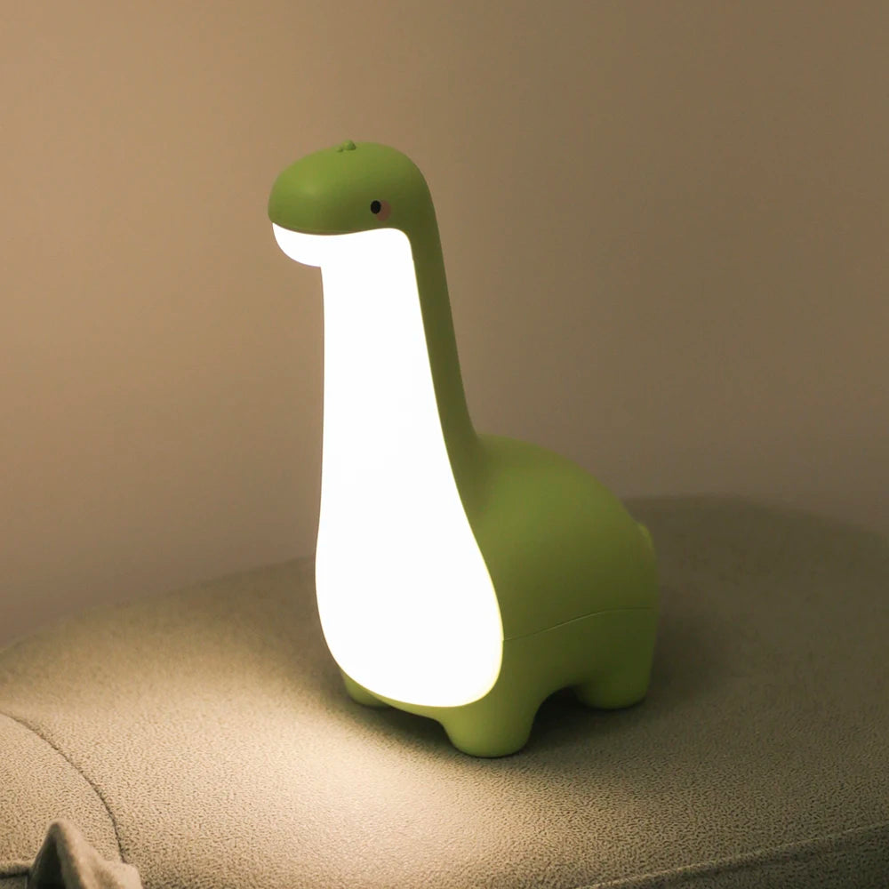 Veilleuse Dinosaure LED pour Enfant – Lampe de Nuit USB avec Minuterie et Lumière Douce