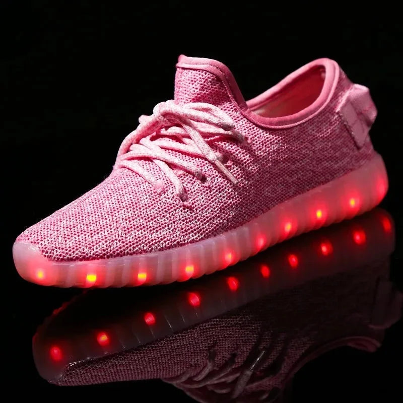Souliers LED USB Knitted