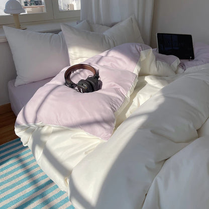 Ensemble de literie Colorful 100% Set 4pcs