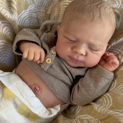 Poupée Reborn Full Silicone Soft Touch Doll Chris 49cm