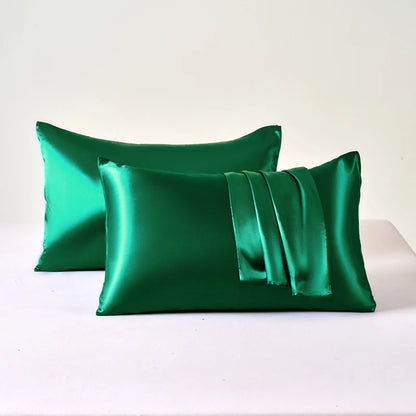 Taies d'oreiller Satin Pillowcase 2pcs