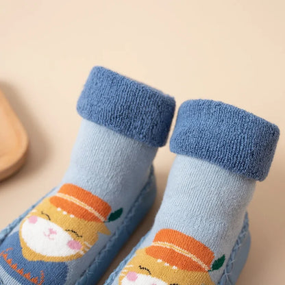 Chaussettes Pantoufles Bébé Antidérapantes – Souliers d’Intérieur Confortables