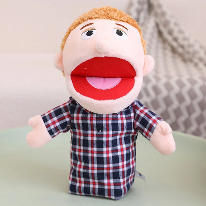 Marionnette à Main en Peluche – Poupée Interactive pour Histoires et Jeux Éducatifs