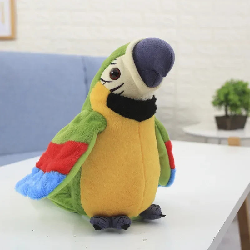 Interactive Talking Plush Parrot – Repeats what you say