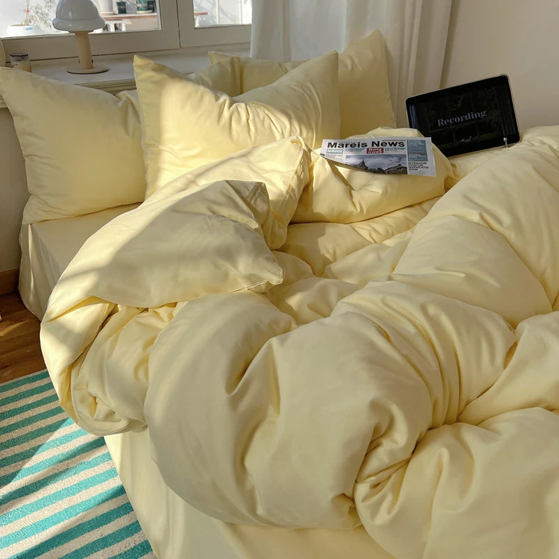 Ensemble de literie Colorful 100% Set 4pcs