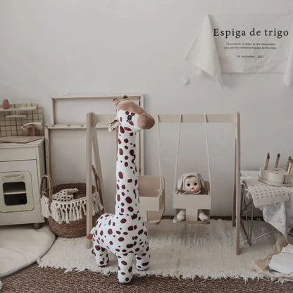 Peluche Girafe Géante – Compagnon Doux et Décoratif