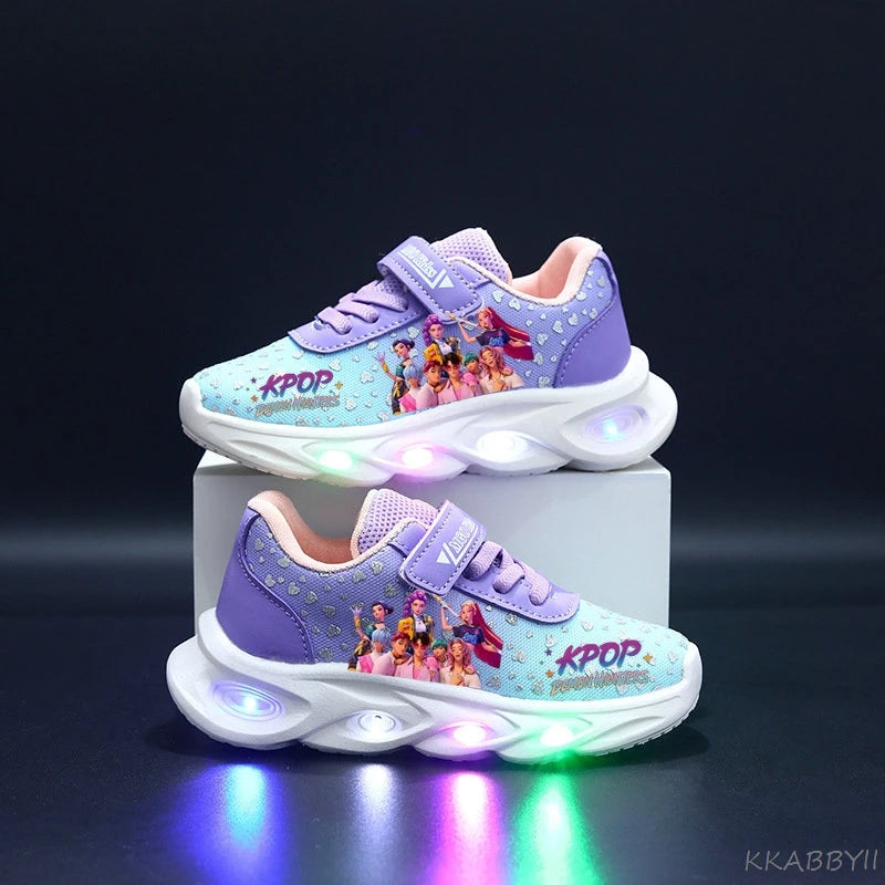 Chaussures LED pop lumineuses enfant