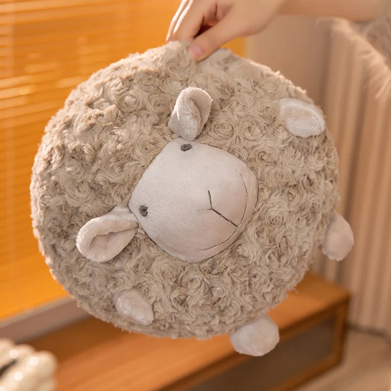 Peluche Mouton Boule Ultra Douce – Coussin Réconfortant 28 cm