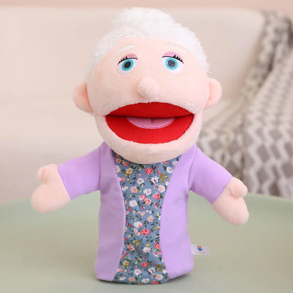 Marionnette à Main en Peluche – Poupée Interactive pour Histoires et Jeux Éducatifs