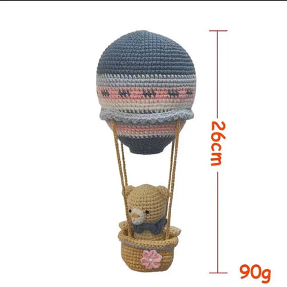 Macrame Hot Air Balloon Hanging Decoration – Baby Room Wall Decor