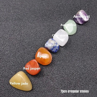 14pcs Sets Quartz Crystal Chakra Stones