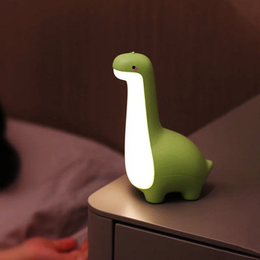 Veilleuse Dinosaure LED pour Enfant – Lampe de Nuit USB avec Minuterie et Lumière Douce