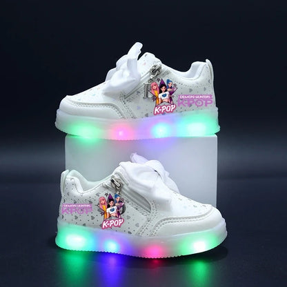Chaussures LED lumineuses pour enfant – Style pop animé