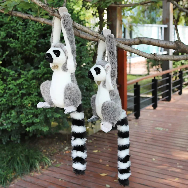 Peluche Lémurien Réaliste – Compagnon Doux et Original
