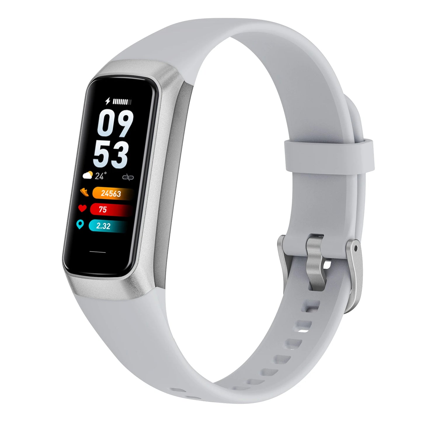 Montre Intelligente Fitness C60 – Bracelet Connecté Étanche 3ATM