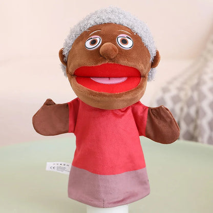 Marionnette à Main en Peluche – Poupée Interactive pour Histoires et Jeux Éducatifs